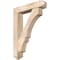 Ekena Millwork Balboa Arts and Crafts Smooth Bracket w/ Offset Brace, Douglas Fir, 7 1/2"W x 36"D x 48"H BKT0806X36X48BOA03SDF - alternate 1
